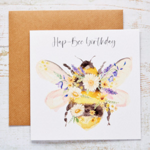 Gift: Daisy Hap-Bee Card & Envelope