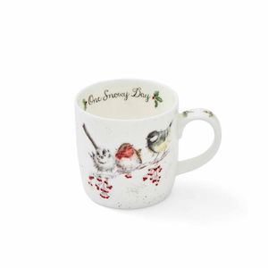 Wrendale 'One Snowy Day' Bird Mug