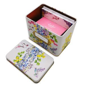 Gift: Lola Design | Botanicals Hummingbird Recipe Tin