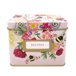 Lola Design | Wildlife Botanical Bee Recipe Tin