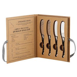 Gift: Cardboard Book Set - Charcuterie Spreaders