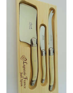 Laguiole Neron | 3 Piece cheese set