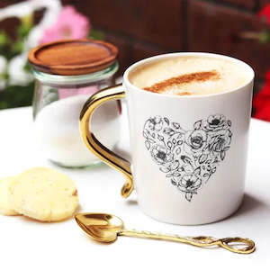 Rose Heart Mug