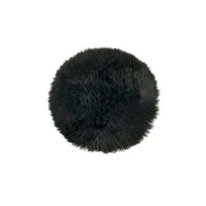 Gift: Longwool Sheepskin Seat Plate • Black