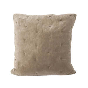 Gift: Mason Bee Velvet Cushion | Stone