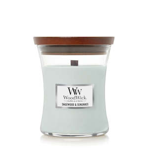 WoodWick Medium | Sagewood & Seagrass