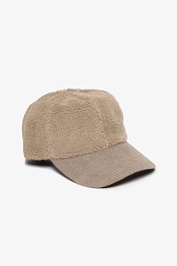 Gift: Sherpa & Cord Cap | Camel