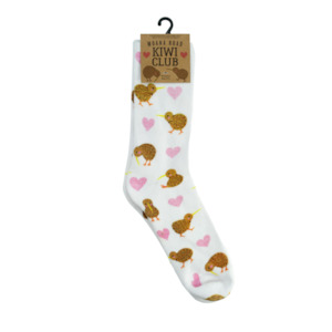 Moana Rd Kiwi Heart Socks