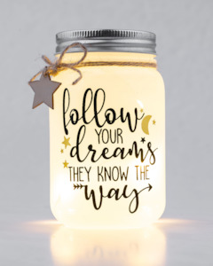 Sparkle Jar | Follow your dreams