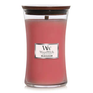 Woodwick Large Candle - Melon Blossom