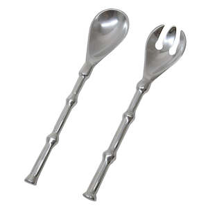 Aluminium Silver Salad Servers