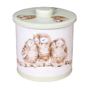 Gift: 'The Country Set' Owl Biscuit Barrel