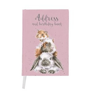 'Piggy in the Middle' Guinea Pig & Rabbit Address Book