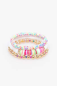 Gift: Beaded Bracelet Set | Multi