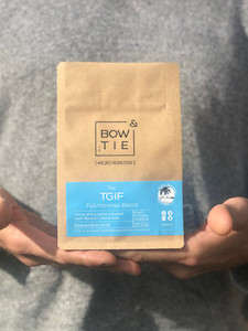 Coffee shop: T.G.I.F. Blend Bow & Tie Roastery