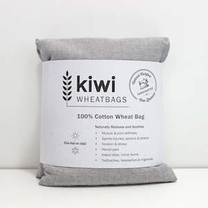 Home Gifts: Grey Linen  Cotton Wheat Bag