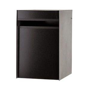 Designer Back Opening Letterbox / Mailbox - Black