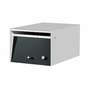 Urban Front Opening Letterbox / Mailbox - Silver Pearl