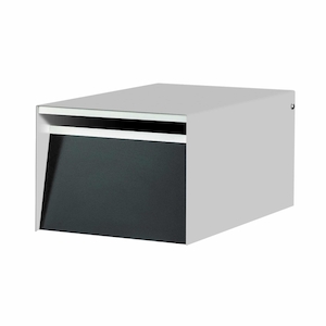 Urban Back Opening Letterbox / Mailbox - Silver Pearl