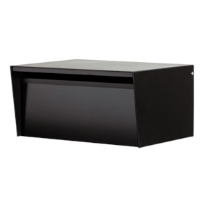 Metro Back Opening Letterbox / Mailbox - Black