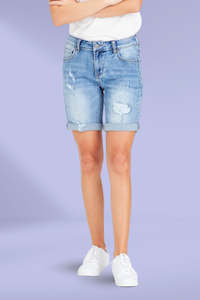 Junkfood Della Shorts Blue