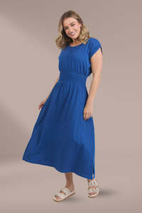 Elm Nelle Midi Dress China Blue