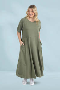 Elm York Midi Dress Clover