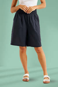 Clothing: Betty Basics Lee Bermuda Shorts Indi Grey