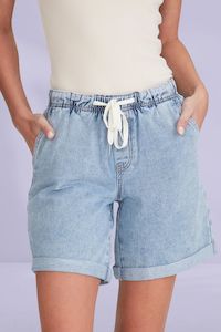 Junkfood Demi Shorts Blue