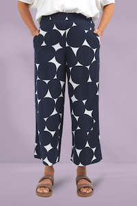 Elm Demi Spot Pants Navy