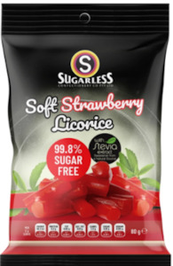 99.8% Sugar Free Soft Strawberry Licorice