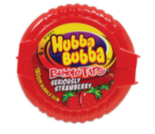 Hubba Bubba Seriously Strawberry Bubblegum