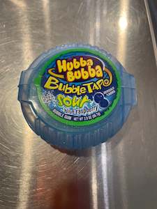 Hubba Bubba Sour Blue Raspberry Tape