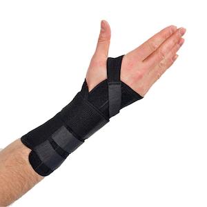 Hand & Wrist: Latex Free Wrist Long - Black