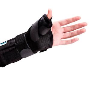 Broken Wrist: Thumb and Wrist Splint - Black