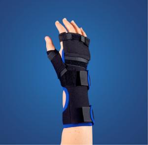 Broken Wrist: Manex Radial Hand Splint - Black