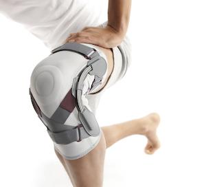 Push Med Knee Brace - Blue/Grey