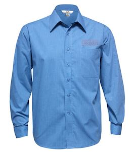 Biomedical Men's Micro Check Long Sleeve shirt