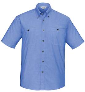 Biomedical Men's Chambray short sleeve shirt