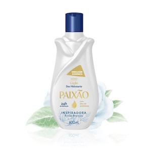 PAIXAO - Inspiring White Roses Moisturizing Lotion Brazilian Secrets