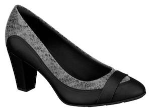 Shoe: Modare 7305.129 Women Fashion Comfortable Innersole Shoe in Black