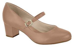 Beira Rio Ref 4777.375 Women Fashion Mid Heel Mary Jane in Nude