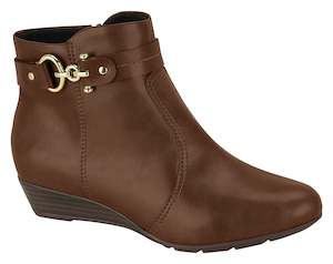 Modare Ultracomfort Ref 7048.220 Women Fashion Wedge Comfy Ankle Boot in Coffee