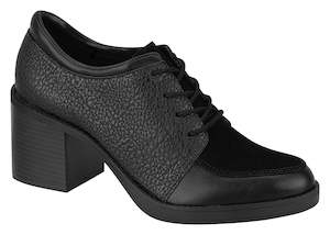 Shoe: Beira Rio Ref 4225.105 Women Fashion Comfy London Style With A Heel in Black