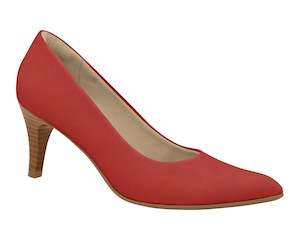 Shoe: Piccadilly Ref: 745035 Business Stilettos Shoe Mid Heel in Red