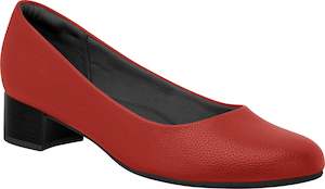 Piccadilly Ref: 140072 Red Flight Attendant Crew Shoes For Uniform Business With Low Heel