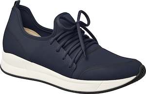 Shoe: Piccadilly Ref 973027 Women Comfortable Sneaker Elastic Navy