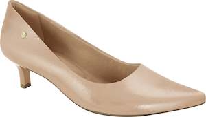 Shoe: Ramarim 1886202 Women Fashion itten Heel Comfortable Business Special Occasion Shoe Mid Heel in Nude