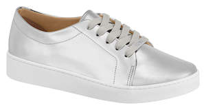 Shoe: Vizzano 1214.205-1218 Silver Mettalic Glamour Sneaker