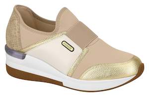 Modare 7336.112 Women Fashion Sneaker in Gold & Cream